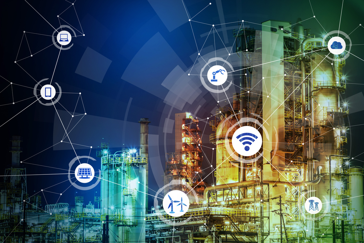 Manufacturing industry connected by the internet