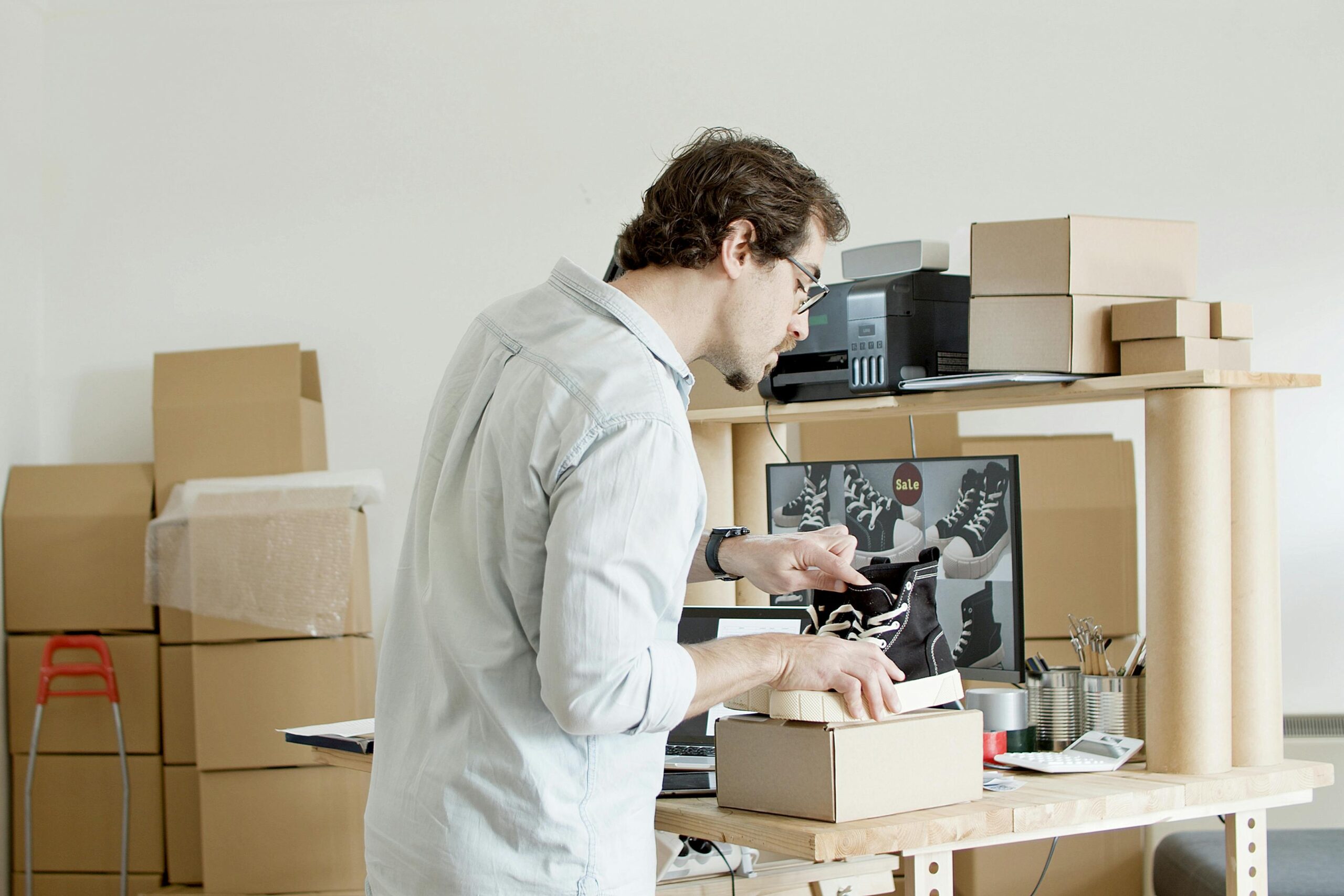 industrial or desktop label printers